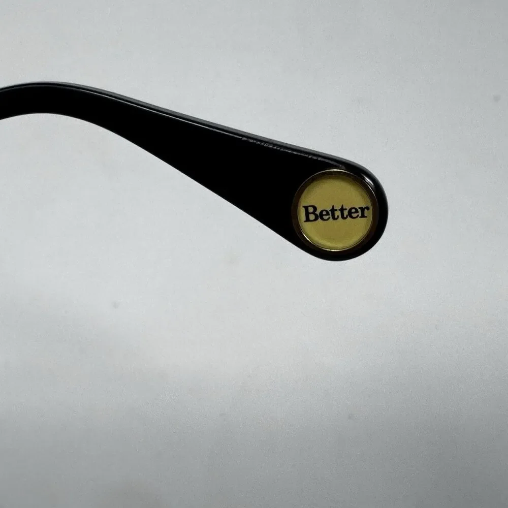 WOOW Much Better 4 TM01 Eyeglass Frames Black 53-21-145 Hand Made in Italy